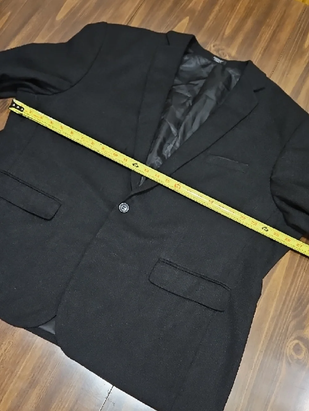 Coofandy Classic Black Single-Button Notch Blazer